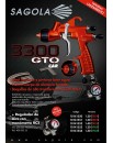 Pistola "Sagola" 3300 GTO CAR gravedad + RC2